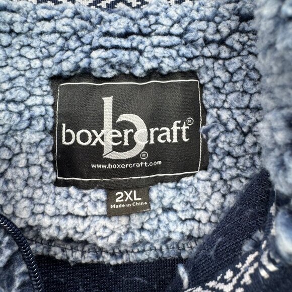 Boxercraft Womens Size 2XL Penn State Nittany Lions Blue Sherpa Pullover Jacket - Picture 3 of 8